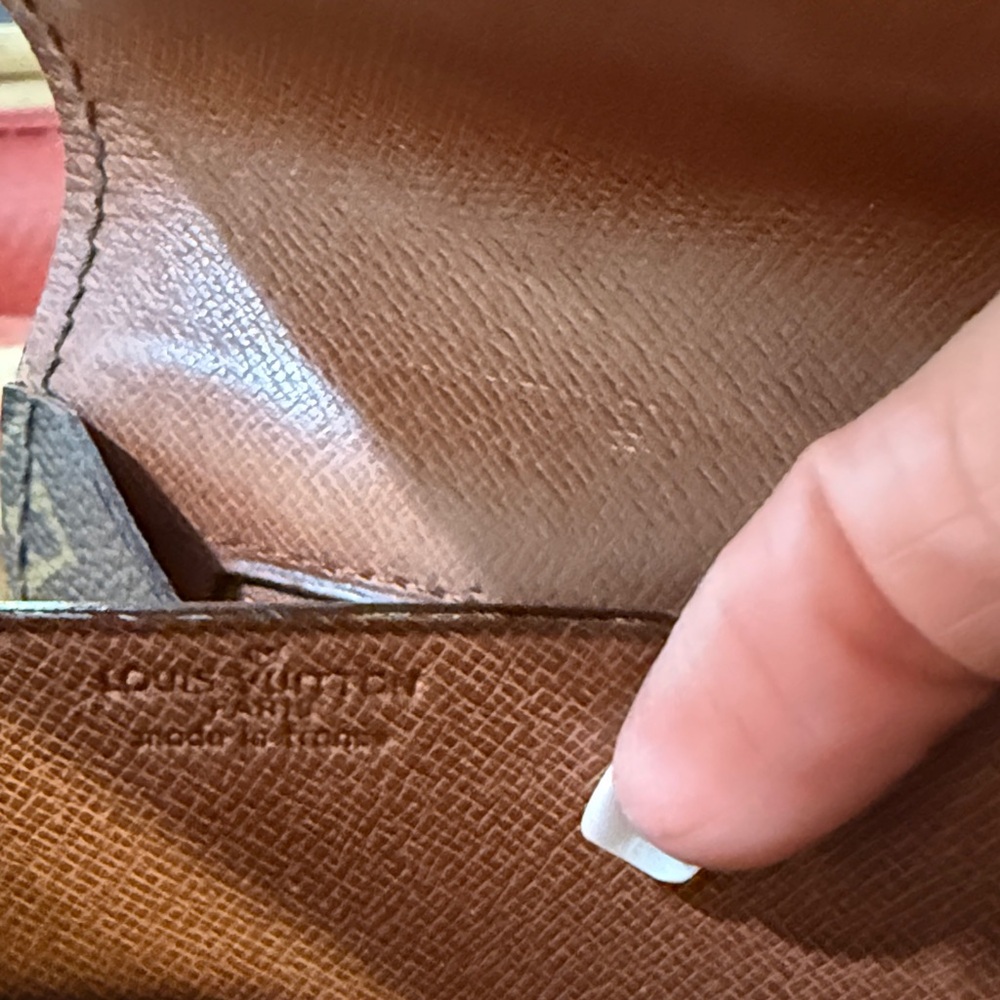 LV authentic monogram minister briefcase pre-date code interior pocket & divider - Picture 7 of 11
